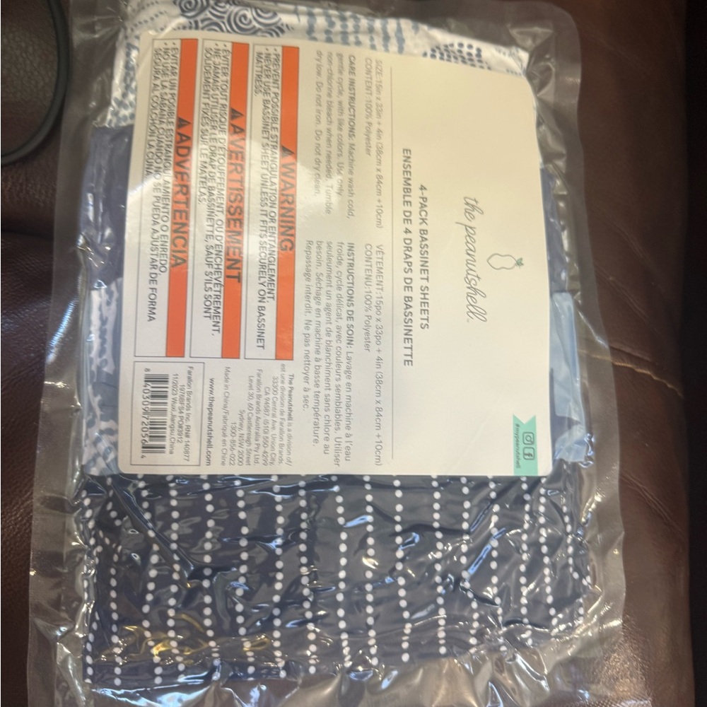 Navy Blue Mattress Cover by the Peanutshell